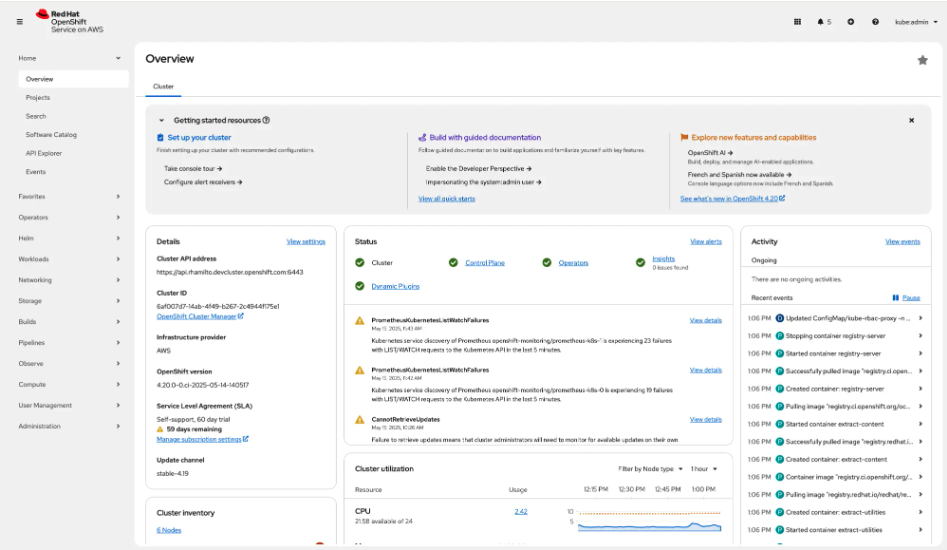 OpenShift 4.19