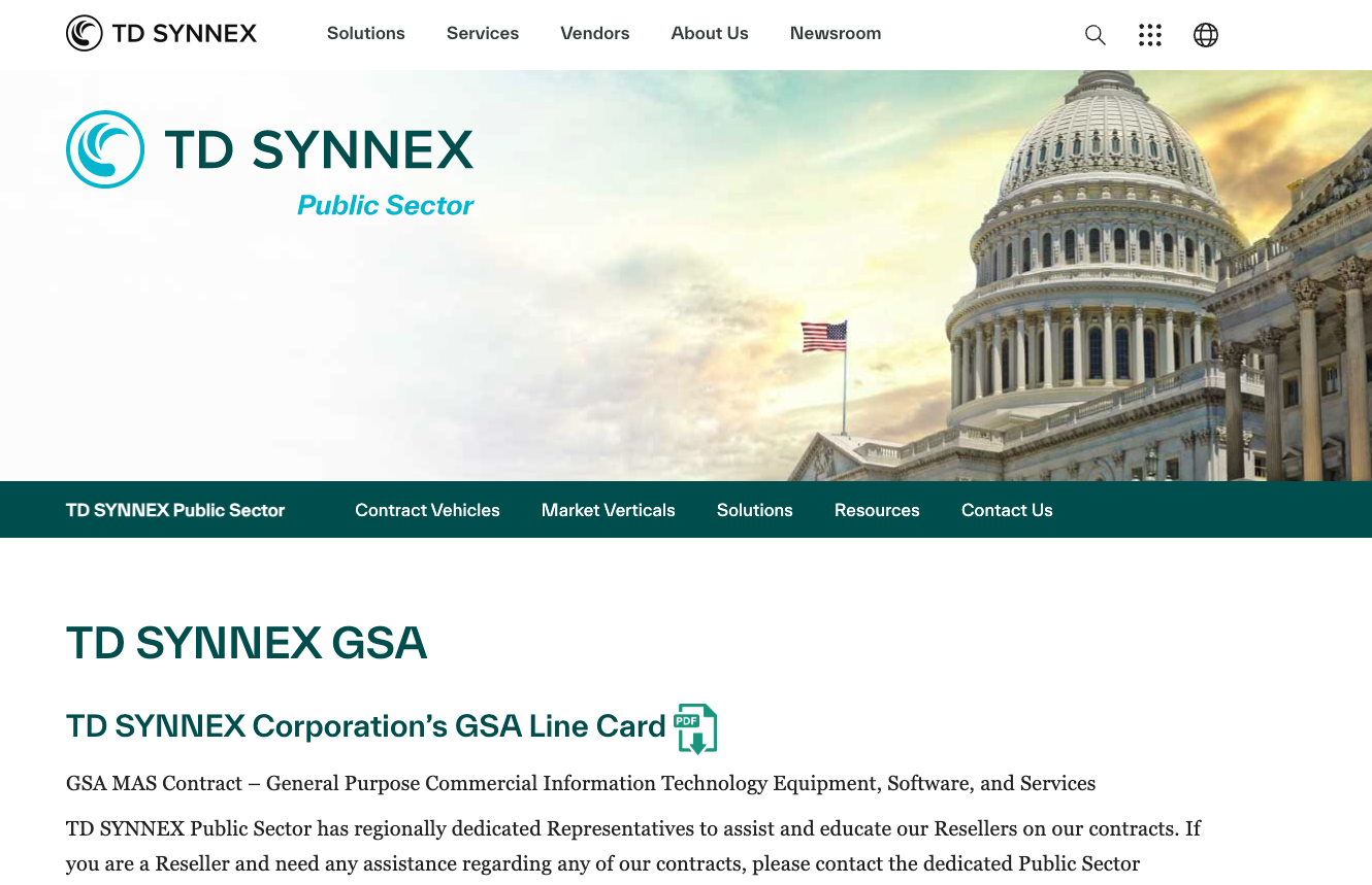 TD Synnex Contract Access